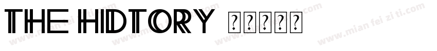 the hidtory字体转换